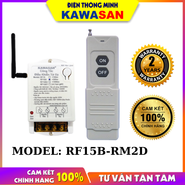Công tắc điều khiển từ xa công suất cao rf15b-rm2d