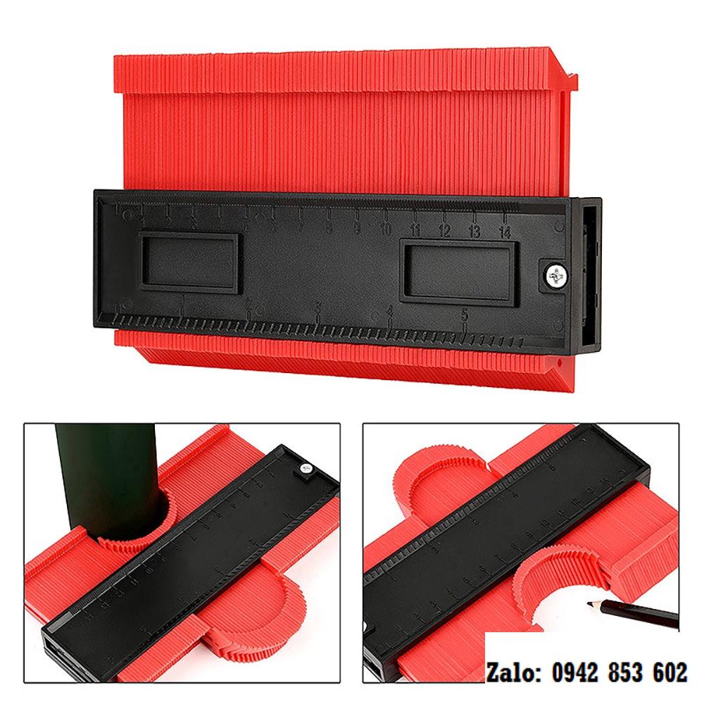 Thước sao chép hình dạng đa năng 12cm 25cm _TKDN