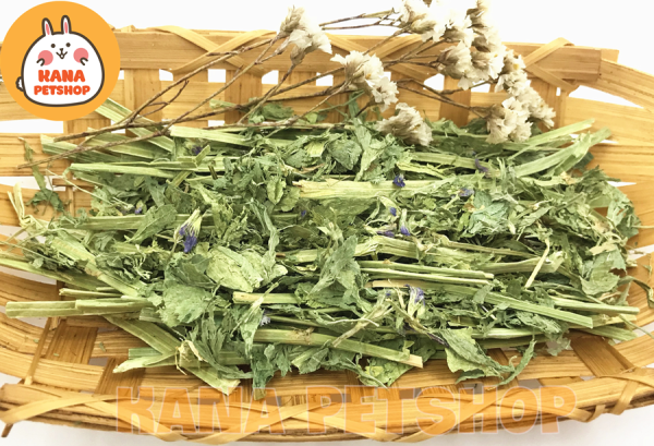 Cỏ Alfalfa 🐹FREESHIP🐹 1KG Cỏ Khô Alfalfa Thức Ăn Cho Thỏ, Bọ, Chinchillas .
