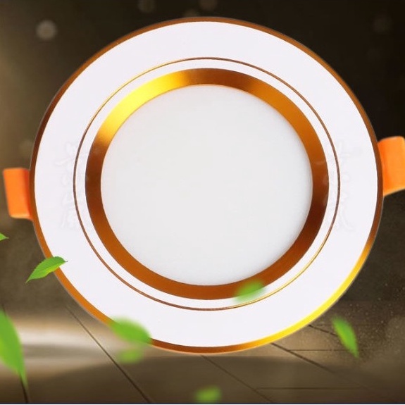 Đèn Led Âm Trần 7W 3 Chế Độ, Đèn Mắt Trâu 7W Phi 90mm Đế Tản/Mũ/Đúc