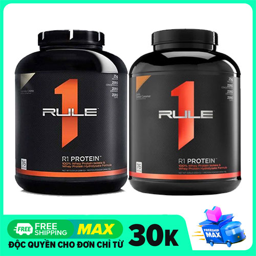 Rule 1 Protein Hydrolyzed Whey Protein Box 5lbs - 2.7kg