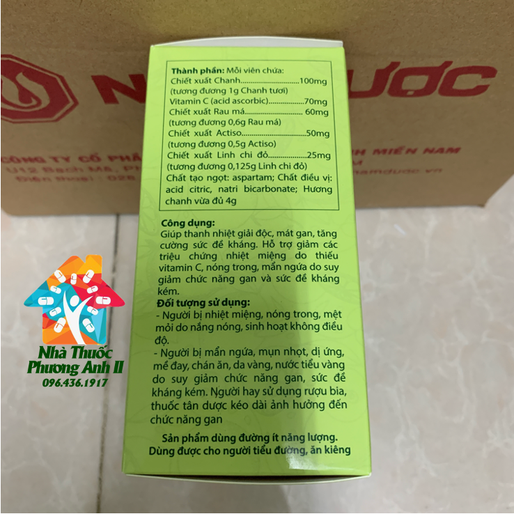 [HCM]Viên sủi thanh nhiệt Live Cool