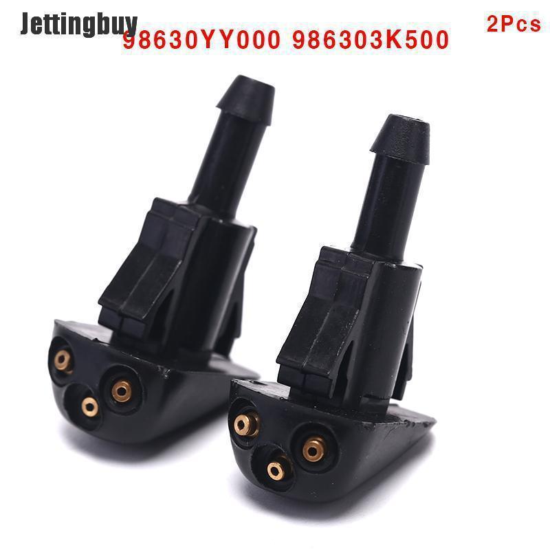 Jettingbuy 2X Windshield Wiper Washer Sprayer Nozzle For Hyundai Kia 98630YY000 986303K500