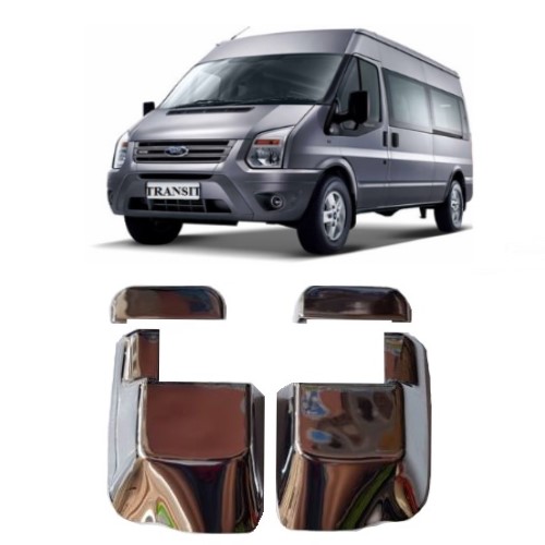 Ốp trang trí nắp bản lề mạ crom xe ford transit 2014-2019