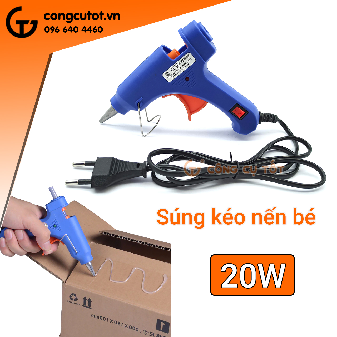Súng bắn keo nến 20W, 25W