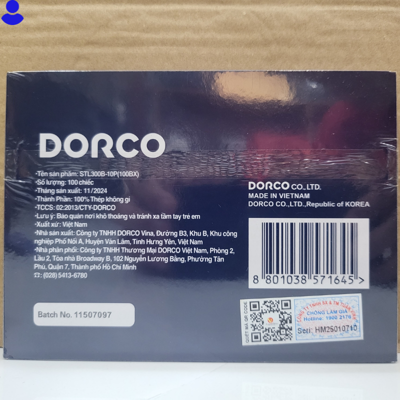 Dao Lam Dorco Titan - Vỉ 100 lưỡi