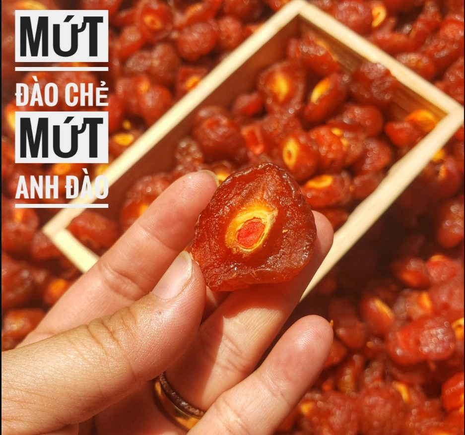 Mứt Anh Đào Đà Lạt Chẻ Đôi