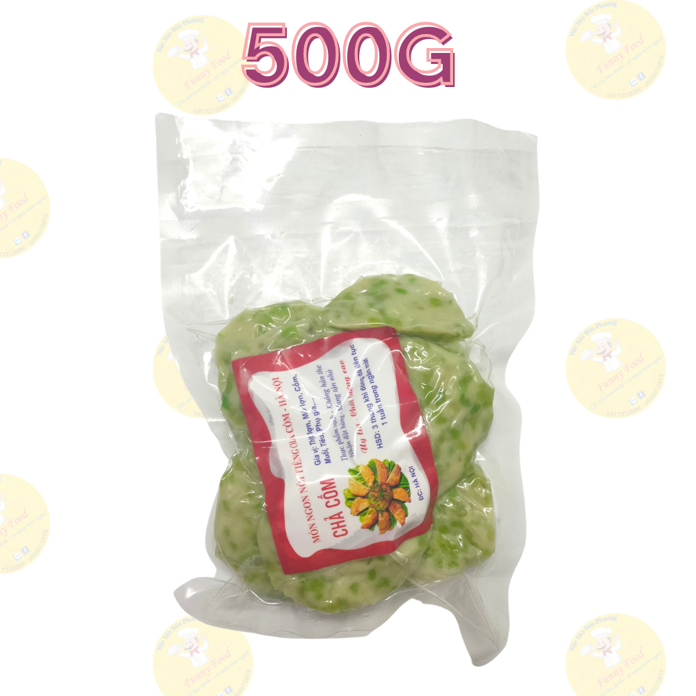 [ HOÀN TIỀN 10% ]Chả Cốm Hà Nội – Chả Cốm 500g – [Ship Hỏa Tốc HCM] – Funnyfood