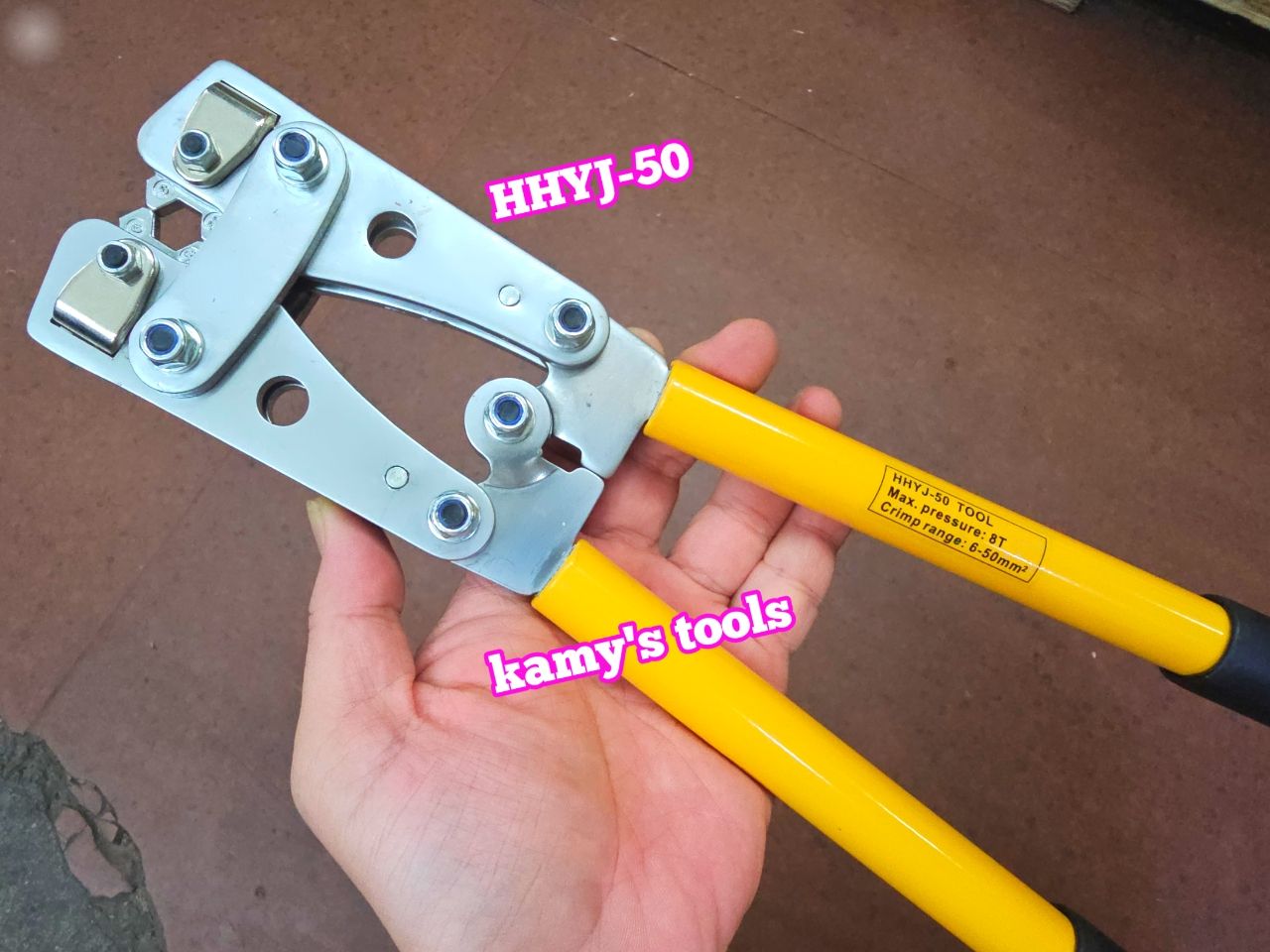 KÌM BẤM COS HHYJ-50 6MM2-50MM2 (KIỀM BẤM COS, KỀM BẤM COS)