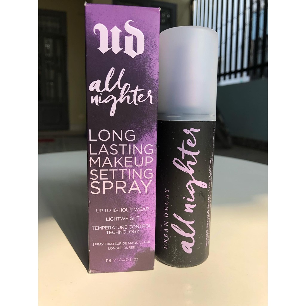 Xịt Khoá Makeup Urban Decay All Nighter Makeup Setting Spray