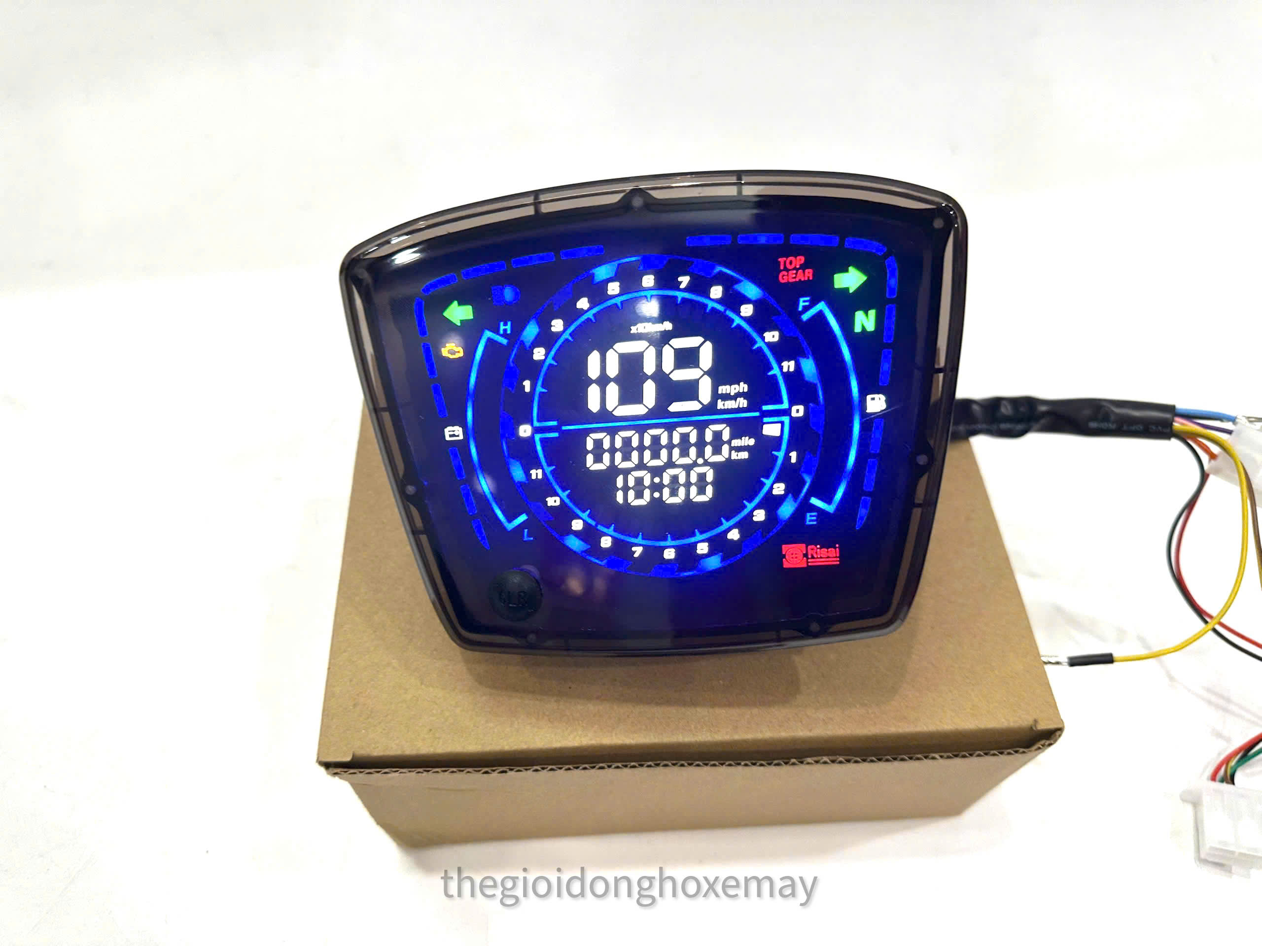 Đồng Hồ Điện Tử LCD Xe Máy Plus Lắp Đặt Dream, Super Dream Mẫu 2024