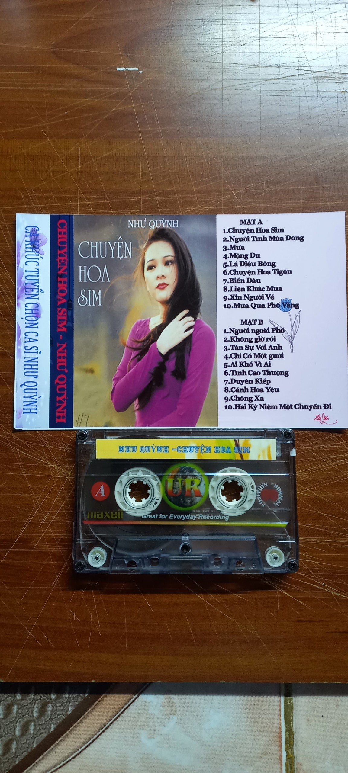 BĂNG CASSETTE NHƯ QUỲNH CHUYỆN HOA SIM