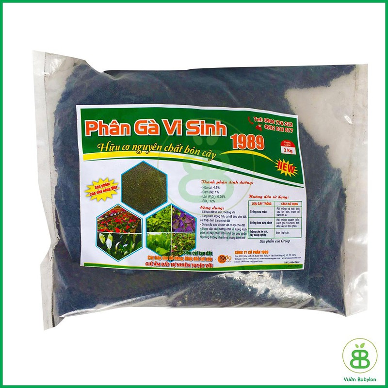 Phân gà vi sinh 2kg
