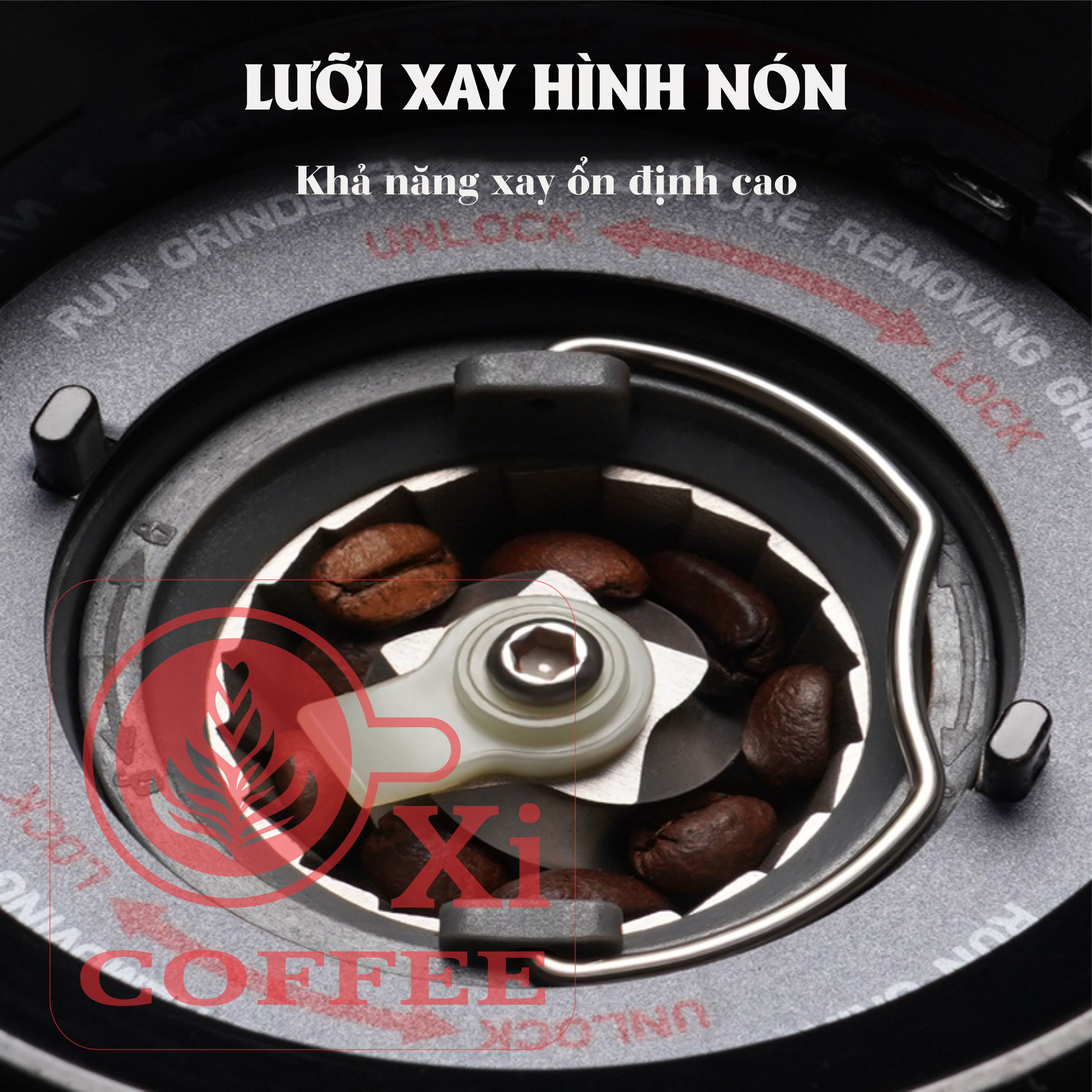 Máy xay cà phê espresso Lacasa LC18