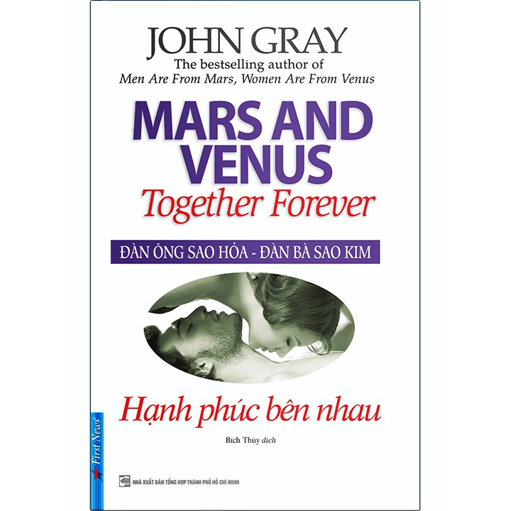 Sách - Đàn ông sao hỏa, Đàn bà sao kim (Hạnh phúc bên nhau) - [First News]