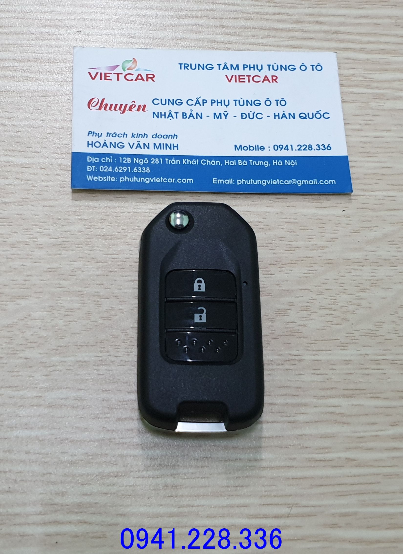 Vỏ chìa khóa gập Honda Brio (2 nút)