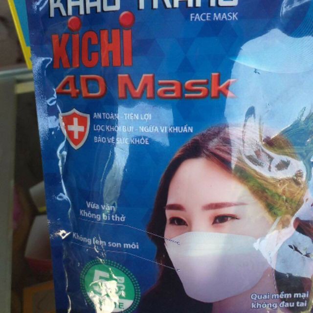 Khẩu trang Kichi 4D