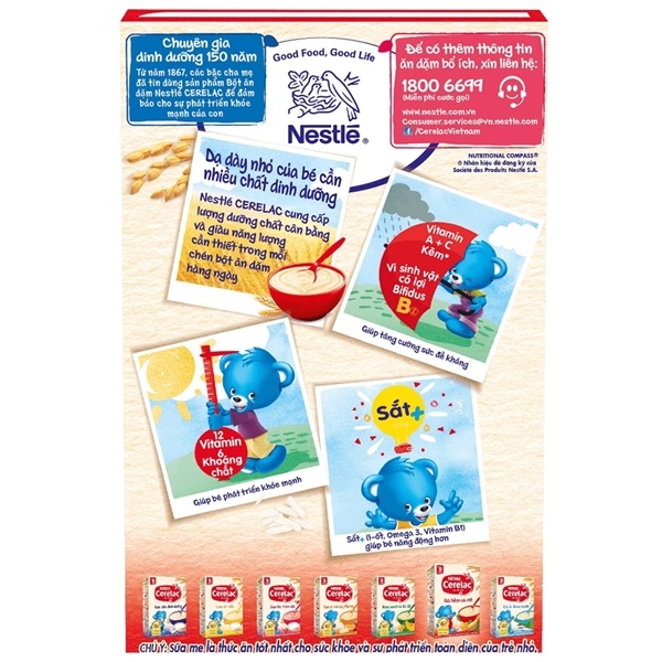 Bột ăn dặm Nestle Gà hầm cà rốt 200gr (8-24 tháng)