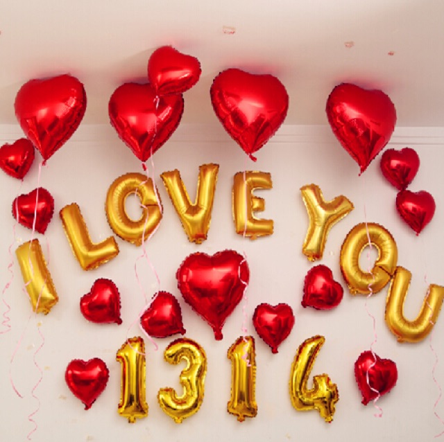 Set Bóng Chữ I Love You