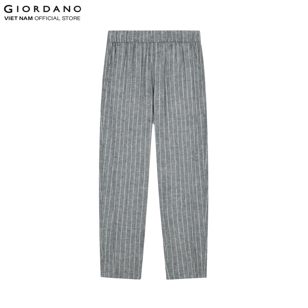 Quần Lửng Linen Capri Nữ Giordano 05420228