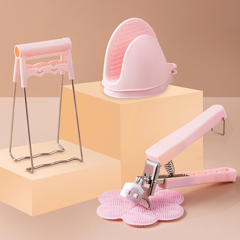 Bộ 6 dụng cụ kẹp gắp bát đĩa chống nóng
