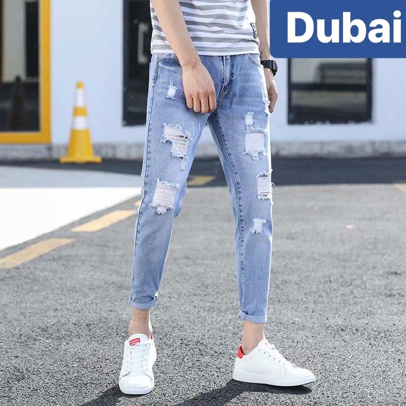 QUẦN JEAN BAGGY NAM UNISEX CHẤT BÒ XANH NHẠT WASH XƯỚC HÀN QUỐC ULLZANG HOT TREND BD-1900 CAO CẤP - DUBAI FASHION
