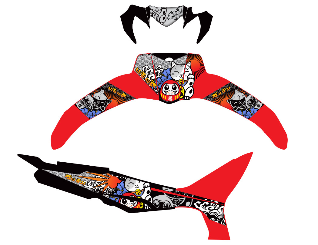 Tem rời Sirius xăng cơ daruma tatoo