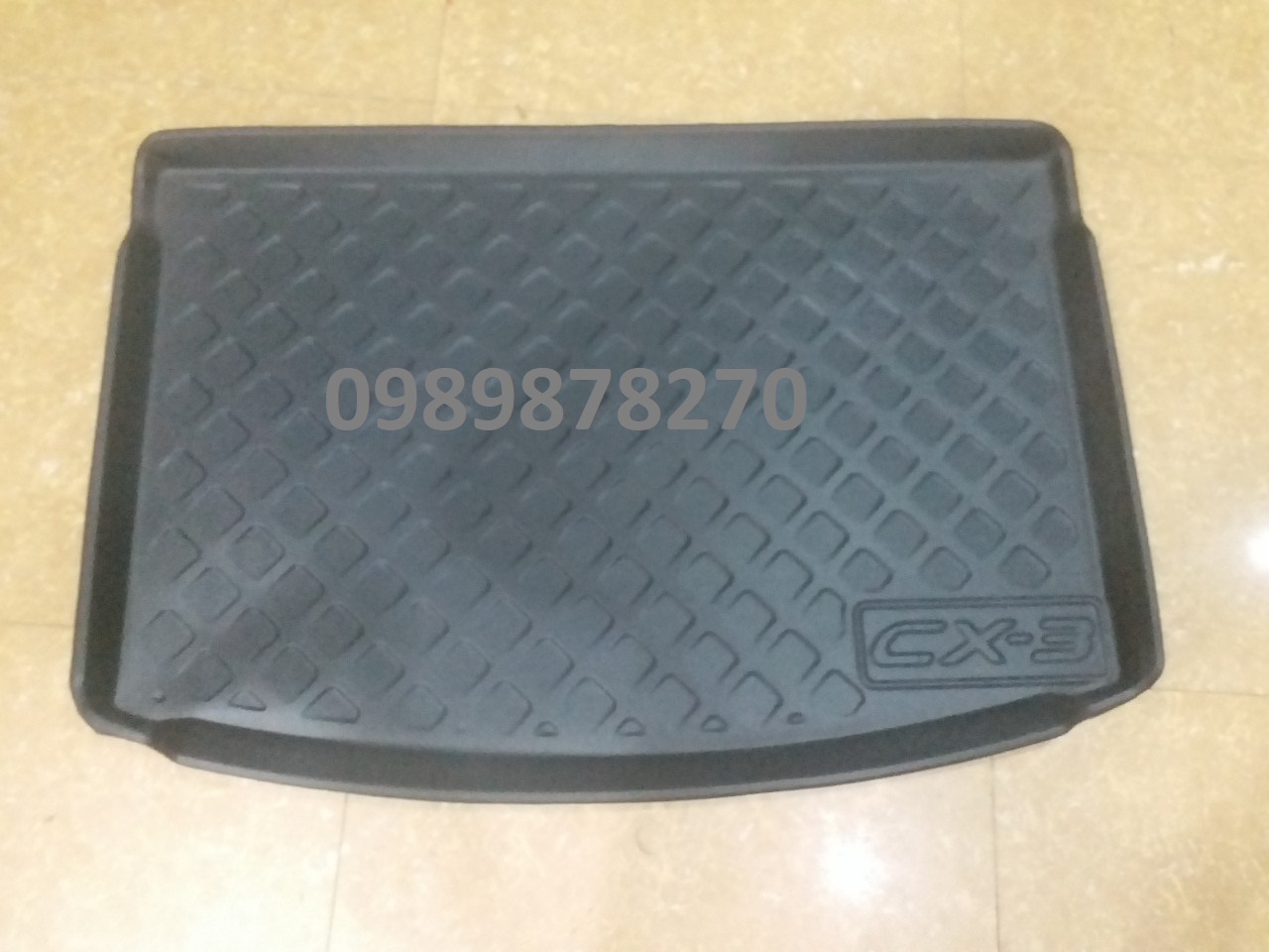 Lót cốp nhựa dẻo xe Mazda Cx3 .