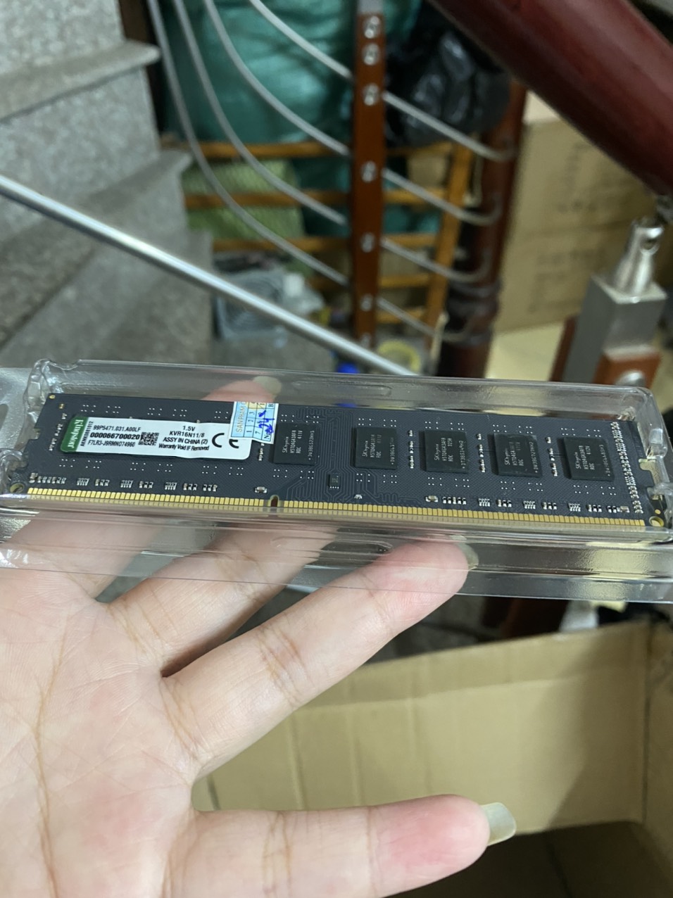 Ram Kingston DDR3 8GB Bus 1600MHz