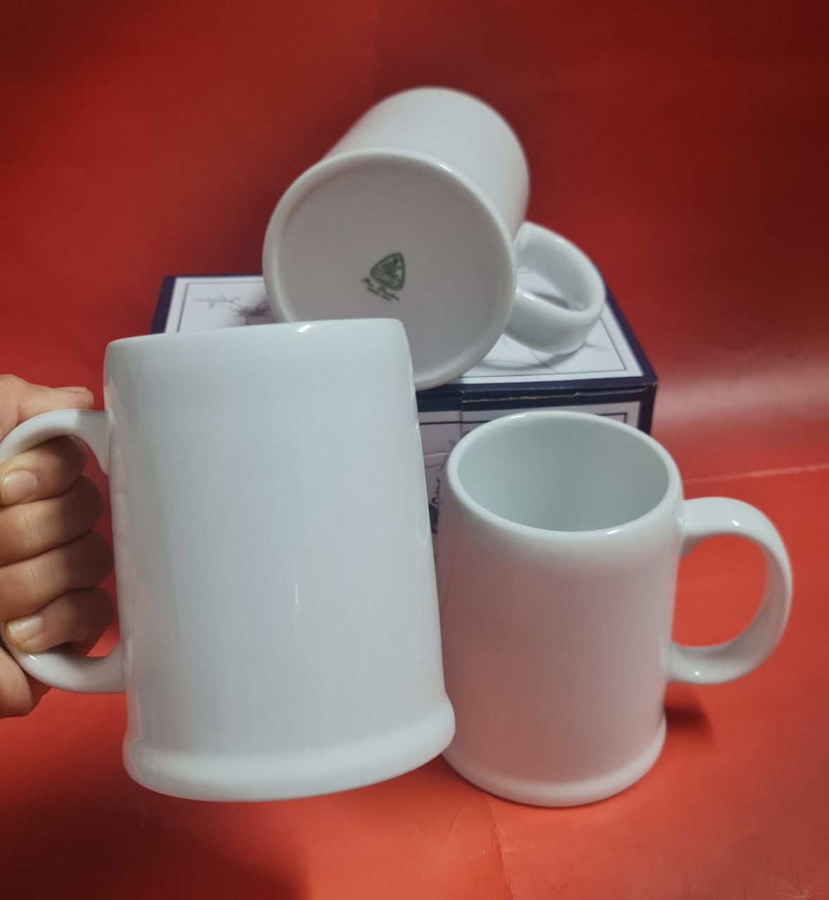 ly sứ Minh Long 0.5L - ly sứ trắng Minh long