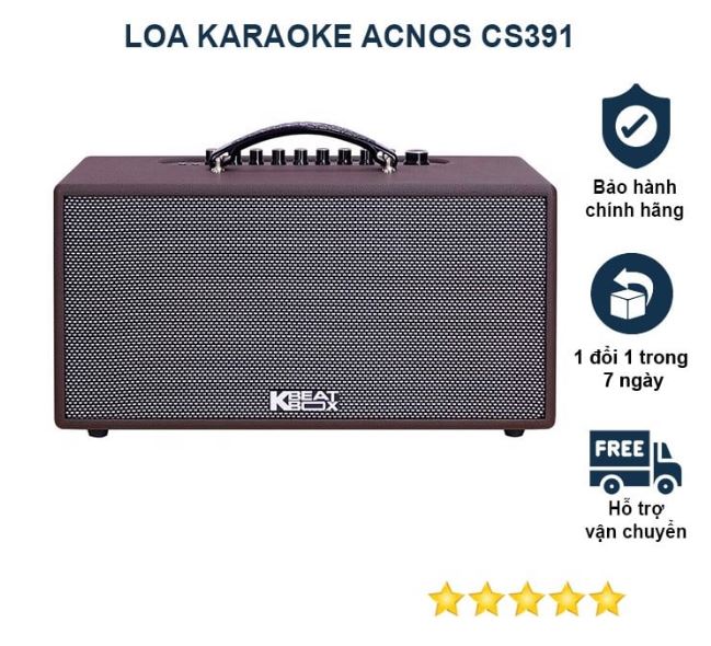 Loa kéo karaoke loa kéo karaoke mini bluetooth xách tay acnos cs391