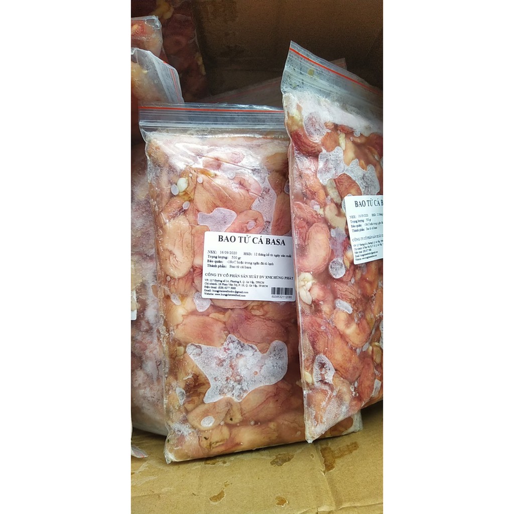[ HỎA TỐC - HỒ CHÍ MINH ] Bao Tử Cá Basa Túi 500gram
