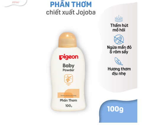 Phấn thơm em bé Nắp màu 100g/200g/450g