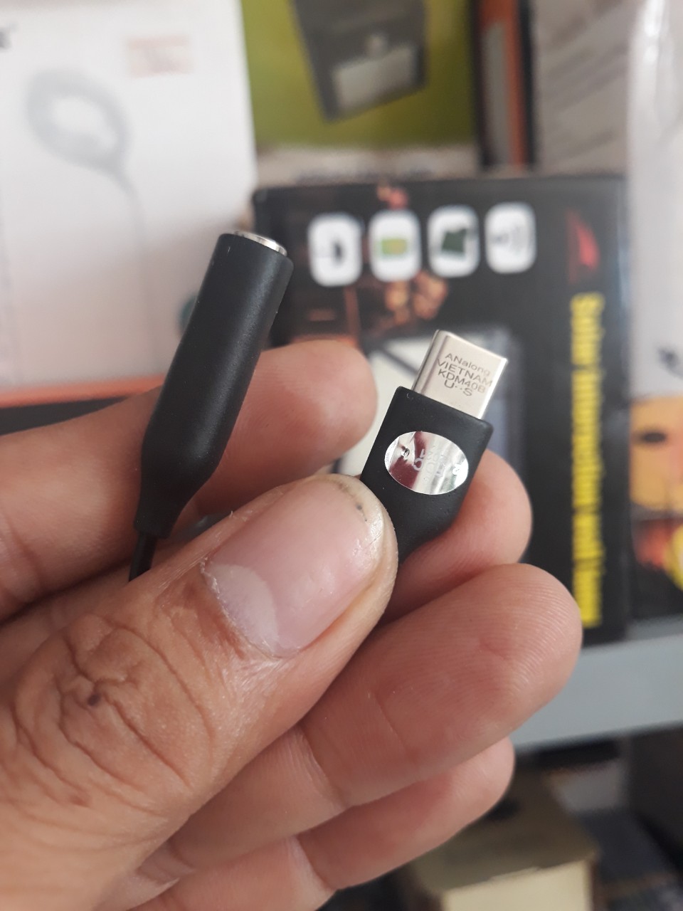Cáp Chuyển Type C Sang Jack 3.5 - USB-C SANG JACK NỐI 3.5MM