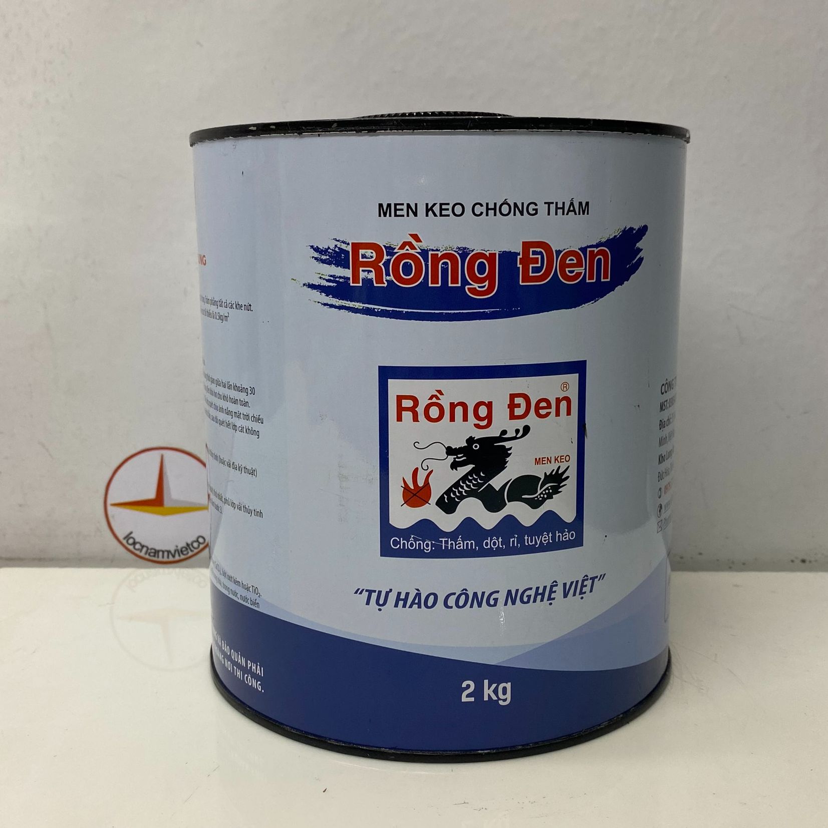 Chống thấm rồng đen 2kg, chống thấm bê tông, chống rỉ sét kim loại