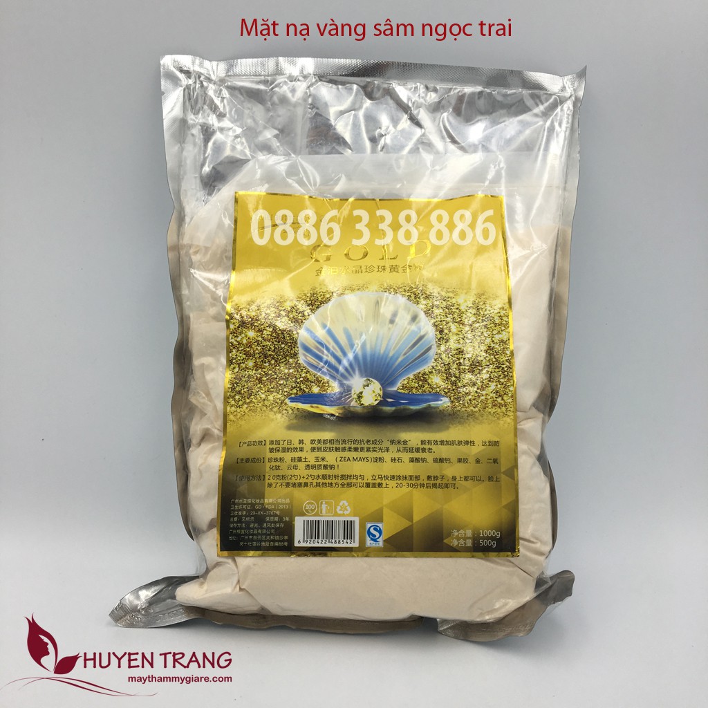 Mặt nạ sâm vàng ngọc trai collagen 24k
