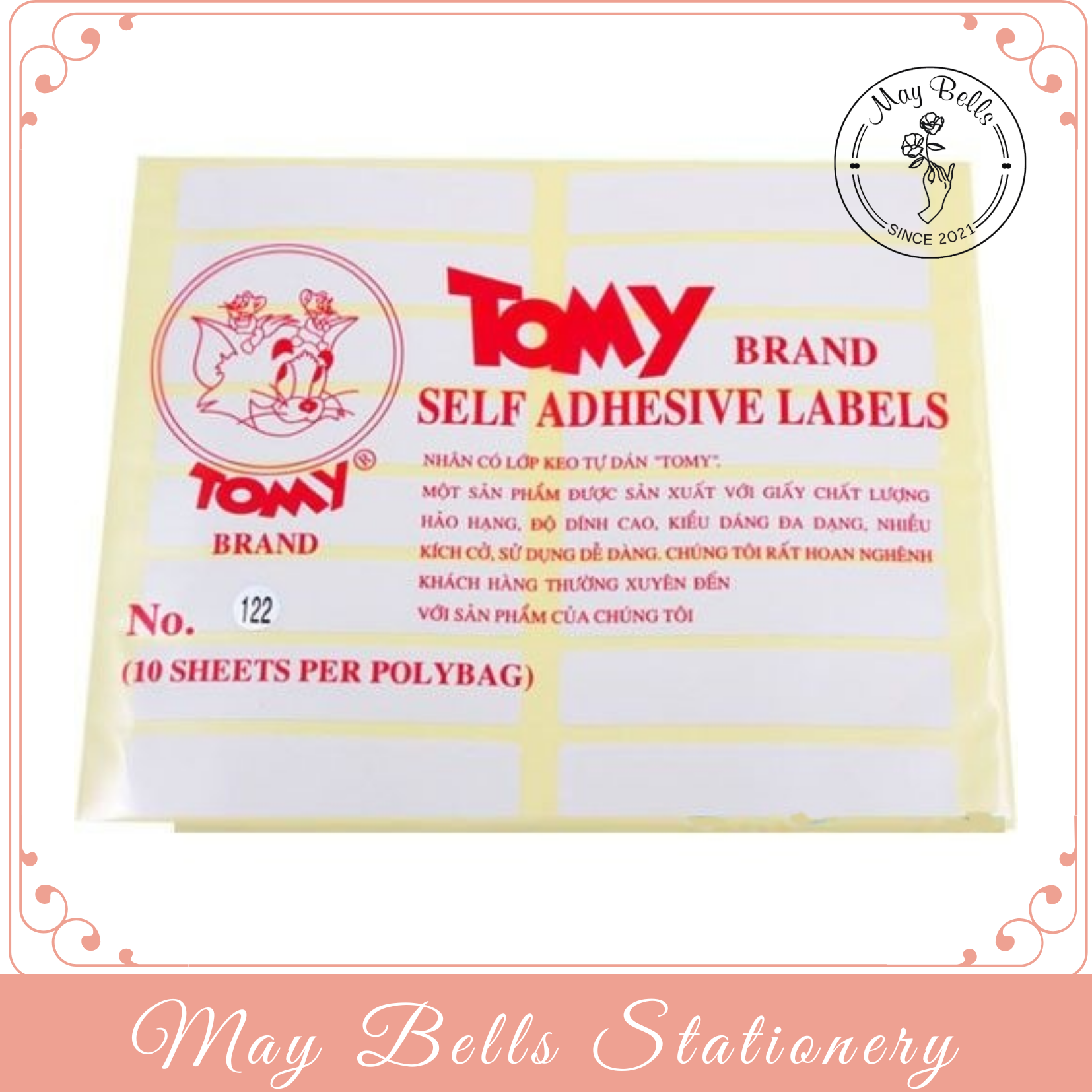 Giấy Decal A5 Tomy (Mã 117-124 ), nhãn dán Tomy A5 Decan Nhãn Dán In Tem Sản Phẩm