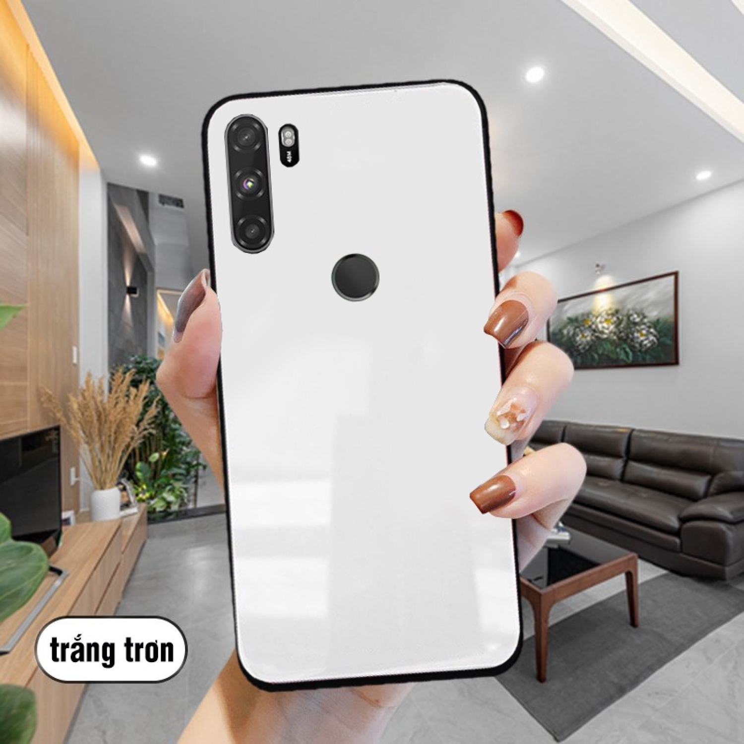 Ốp Lưng VSMART ACTIVE 3 Mặt kính gương sáng bóng cao cấp
