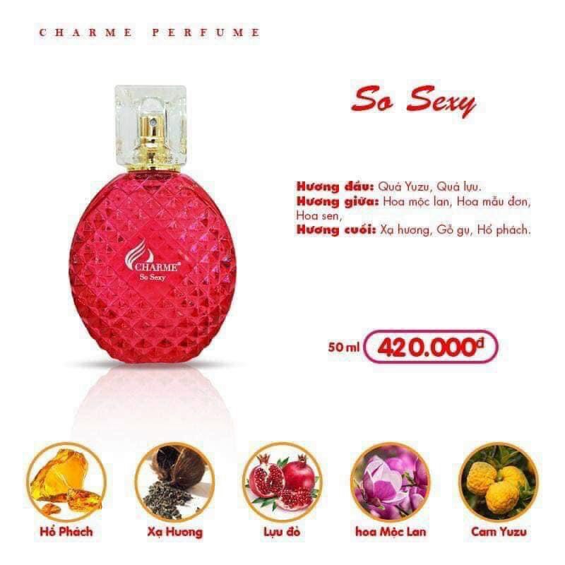 [FREE SHIP MAX ] Nước Hoa Nữ So Sexy 50ML chính hãng