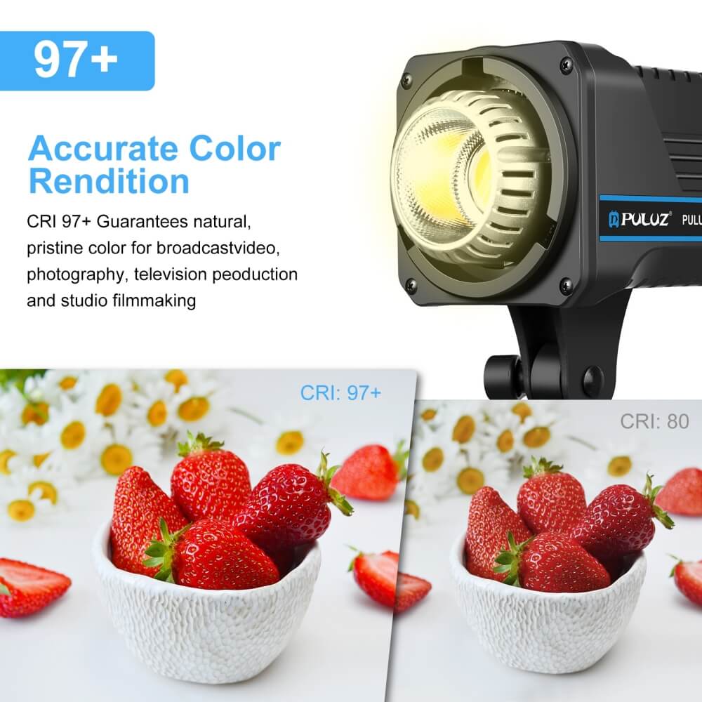 ĐÈN LED STUDIO 150W 3200K-5600K PULUZ (NGÀM BOWENS)