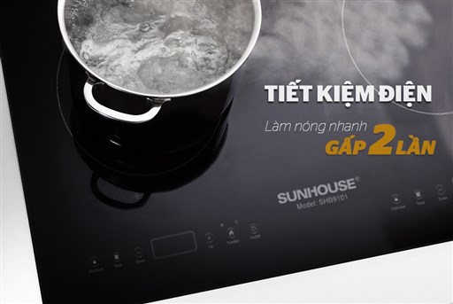 BẾP ĐÔI ĐIỆN TỪ SUNHOUSE SHB9101