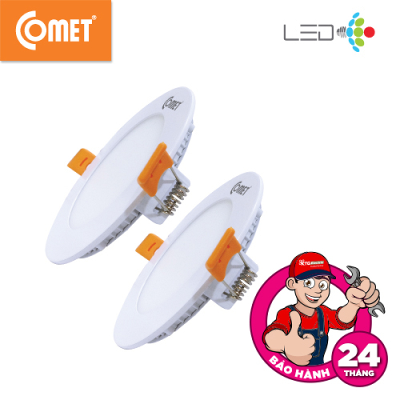 Bộ 2 Cái: Đèn Led Âm Trần Siêu Mỏng Comet mã CP111S, công suất cao