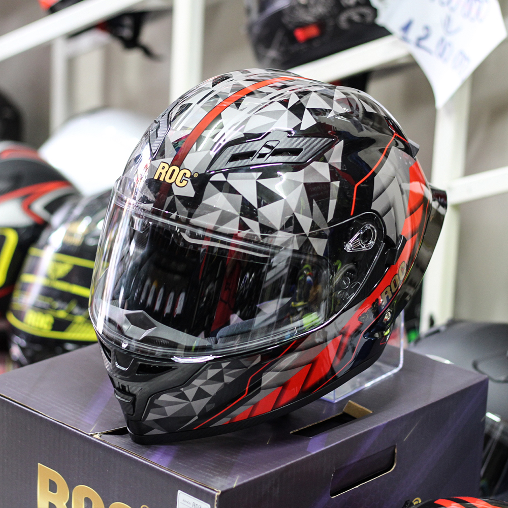 Mũ bảo hiểm ROC3 Fullface- V8 - [ĐỦ MÀU]