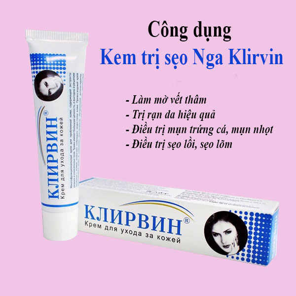 Kem Bôi Mờ Sẹo Klirvin Nga 25g