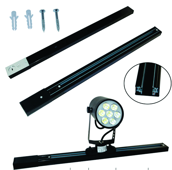 1 meter rail spotlight