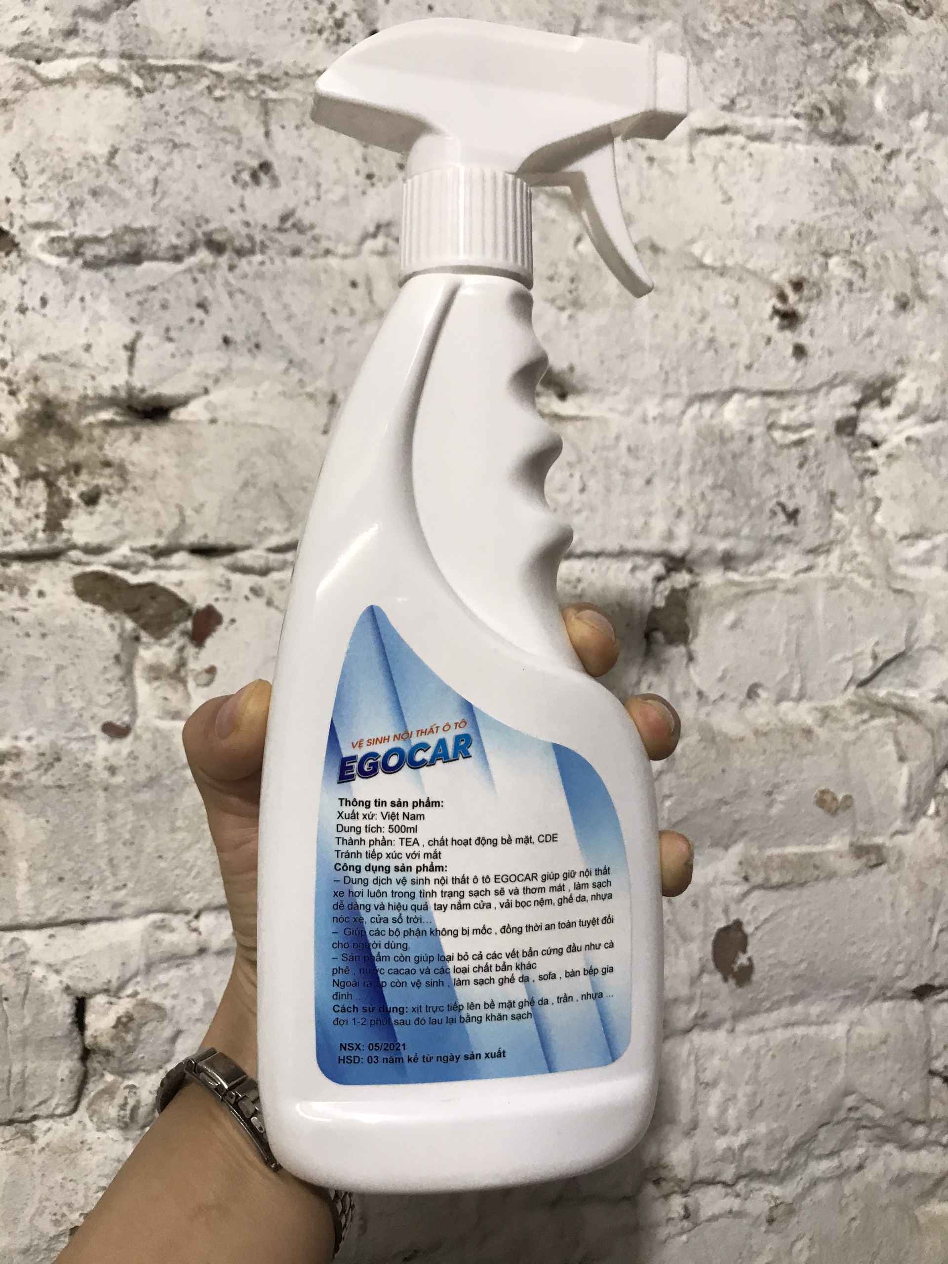 DUNG DỊCH VỆ SINH NỘI THẤT Ô TÔ EGOCAR 500ml