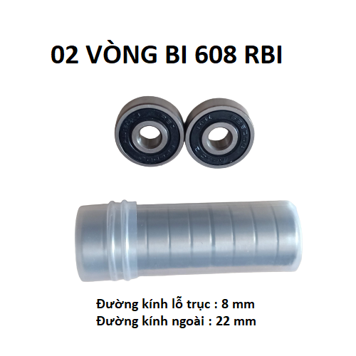 02 Vòng bi 608 RBI