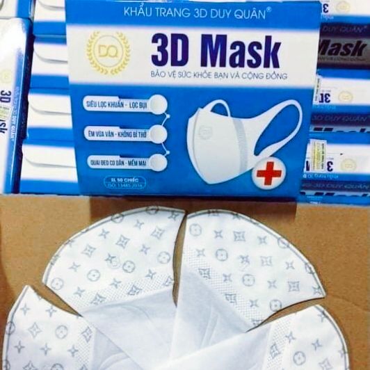 Khẩu Trang 3DTaki,Unimask,Bình Minh,Duy Quân(Hộp 50c)