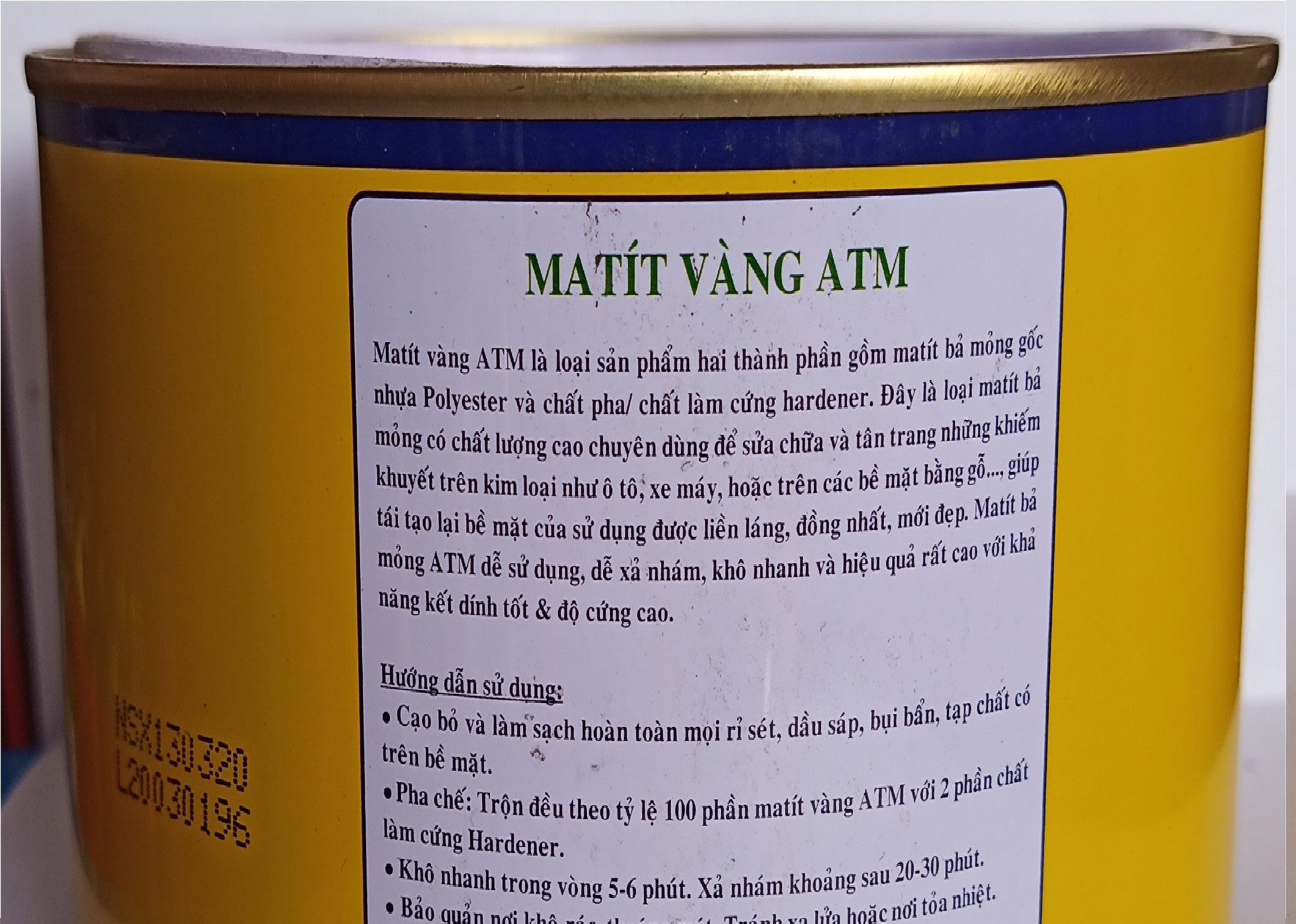 Matít Gold Atm Poly Putty 3.5kg