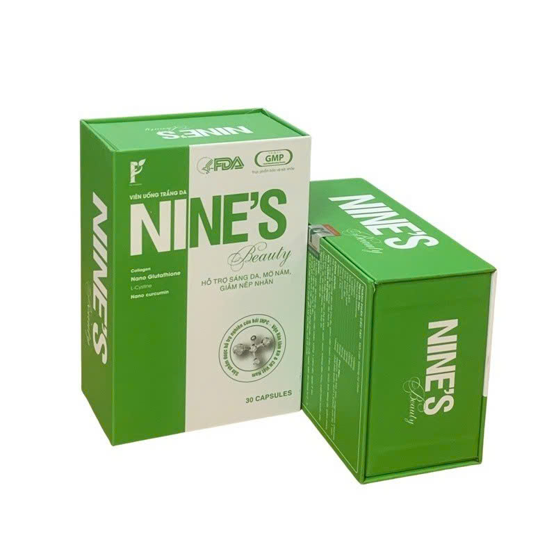 Viên Uống Trắng Da Mờ Nám Giảm Nếp Nhăn Nines Beauty (30 viên)